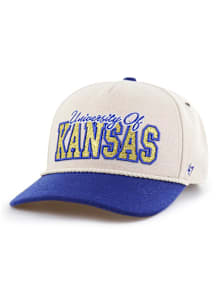 47 Kansas Jayhawks Scrimmage Hitch RF Adjustable Hat - Natural