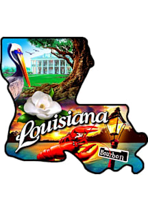 Louisiana Iconic State Shape Magnet