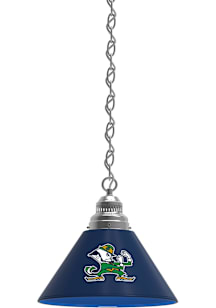 Notre Dame Fighting Irish Mascot Single Silver Billiard Lamp