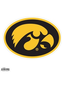 Gold Iowa Hawkeyes 8 inch Car Magnet