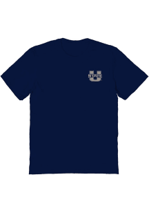 Vive La Fete Utah State Aggies Womens Navy Blue Impressions Short Sleeve T-Shirt