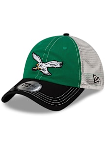 New Era Philadelphia Eagles Casual Classic Trucker Adjustable Hat - Kelly Green
