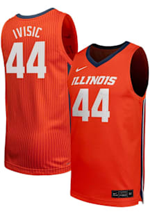 Zvonimir Ivisic  Nike Illinois Fighting Illini Orange NIL Name And Number Jersey