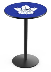 Toronto Maple Leafs Black Round Base Pub Table