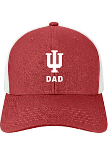 Indiana Hoosiers Dad Mid Pro Trucker Adjustable Hat - Red