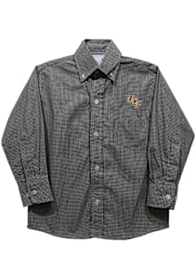 Vive La Fete UCF Knights Baby Black Gingham Long Sleeve Polo