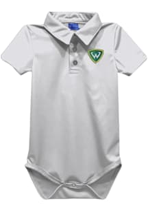 Vive La Fete Wayne State Warriors Baby White Team Short Sleeve One Piece Polo