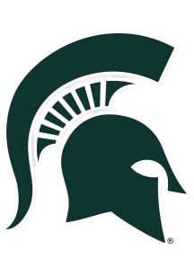 Green Michigan State Spartans Main Mark Decal