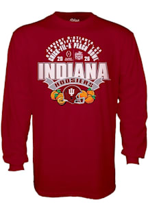 Blue 84 Indiana Hoosiers Crimson 2026 Peach Bowl Long Sleeve T Shirt