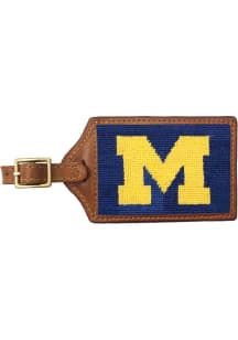 Michigan Wolverines  Logo Luggage Tag - Navy Blue