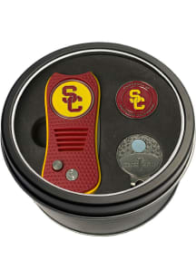 Cardinal USC Trojans Switchblade Cap Clip Golf Gift Set