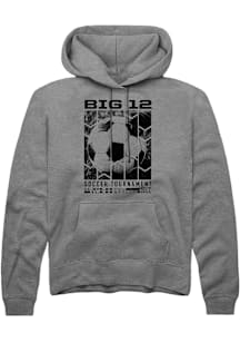 Summit Sportswear Big 12 Mens Graphite 2025 Soccer Tournament Long Sleeve Hoodie