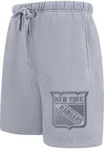 Pro Standard New York Rangers Mens Grey Neutral Shorts