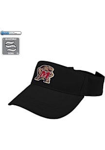 LogoFit Maryland Terrapins Mens Black Slice Adjustable Visor