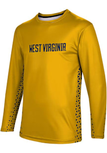 ProSphere West Virginia Mountaineers Gold Geometric Long Sleeve T Shirt