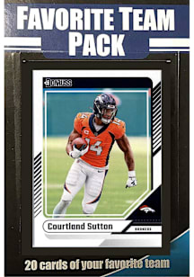 Denver Broncos 20 Pack Collectible Football Cards