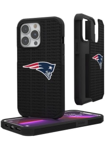 New England Patriots Text Backdrop iPhone Rugged Phone Cover