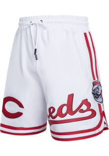 Pro Standard Cincinnati Reds Mens White Classic Chenille Shorts