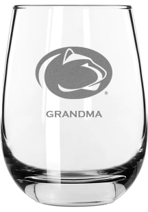White Penn State Nittany Lions Grandma 15oz Stemless Wine Glass