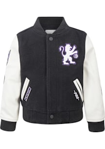 Pro Standard Sacramento Kings Toddler Black Classic Chenille Outerwear Light Weight Jacket