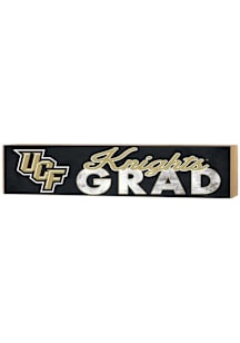 KH Sports Fan UCF Knights Grad graduation graphic Sign - Black