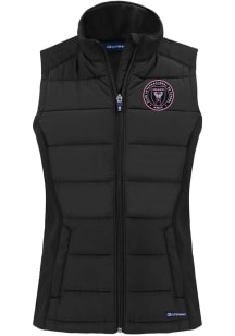 Cutter and Buck Inter Miami CF Womens Black Evoke Vest