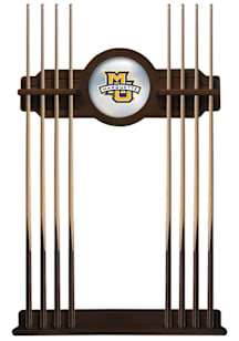 Marquette Golden Eagles Solid Wood Cue Rack Pool Table