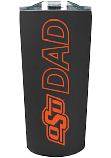 Oklahoma State Cowboys 18oz Soft Touch Dad Stainless Steel Tumbler - Black