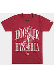 Homefield Indiana Hoosiers Red Hoosier Hysteria Short Sleeve T Shirt