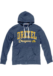 Womens Navy Blue Drexel Dragons Laugna Long Sleeve Full Zip Jacket