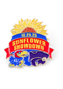 Kansas Jayhawks Souvenir 2025 vs Kansas State Game Day Pin - Blue