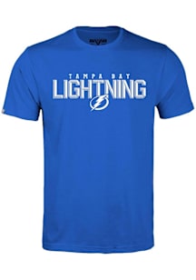 Levelwear Tampa Bay Lightning Blue Richmond Carve Short Sleeve T Shirt