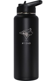 Toronto Blue Jays Dad 34oz Stainless Steel Bottle - Black