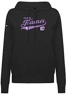 Levelwear Calgary Flames Womens Black Adorn Glide Hooded Sweatshirt