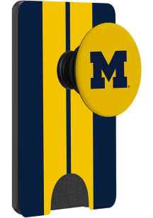 Navy Blue Michigan Wolverines Wallet PopSocket