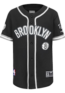 Pro Standard Brooklyn Nets Boys Black Mesh Short Sleeve Fashion Tee