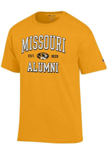 Champion Missouri Tigers Gold Est Alumni Jersey Short Sleeve T Shirt