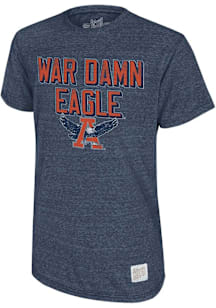 Original Retro Brand Auburn Tigers Navy Blue Football War Damn Eagle Short Sleeve Fashion T Shirt