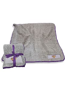 Minnesota State Mankato Mavericks Frosty Sherpa Fleece Blanket - Purple