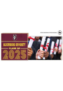 Bloomsburg University Huskies Class of 2025 unique photo frame Picture Frame - Maroon