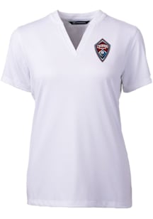 Cutter and Buck Colorado Rapids Womens White Forge Short Sleeve T-Shirt