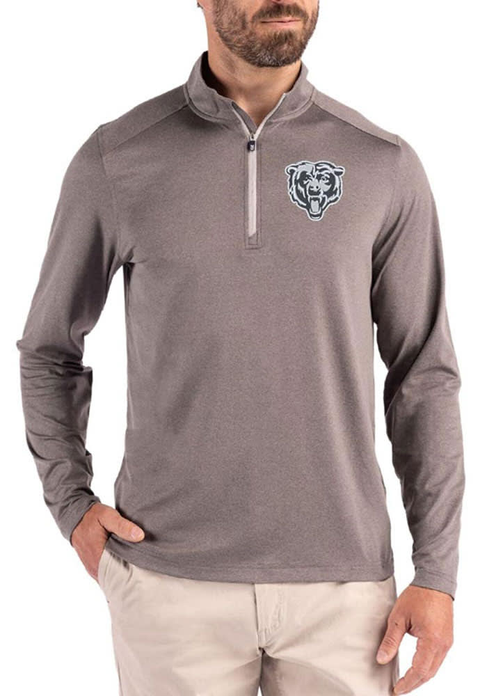 トップス thv_bear_army Cutter and Buck Chicago Bears Mens GRAPHITE Mono Coastline