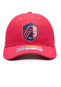 St Louis City SC Standard Structured Adjustable Hat - Red
