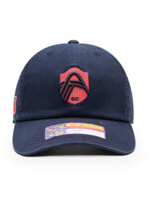 St Louis City SC Bambo Unstructured Adjustable Hat - Navy Blue
