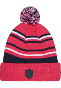 St Louis City SC Red Casuals Cuff Pom Mens Knit Hat