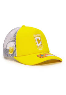 Columbus Crew Fog 5-Panel Trucker Adjustable Hat - Yellow