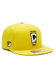 Columbus Crew Yellow Dawn Flat Bill Mens Snapback Hat