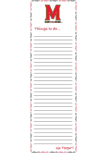 White Maryland Terrapins To Do Notepad