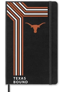 Texas Longhorns School Bound team logo Notebook and Folder - Black