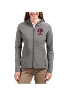 Cutter and Buck Texas A&amp;M Aggies Womens Graphite Alumni Adapt Eco Light Weight Jacket